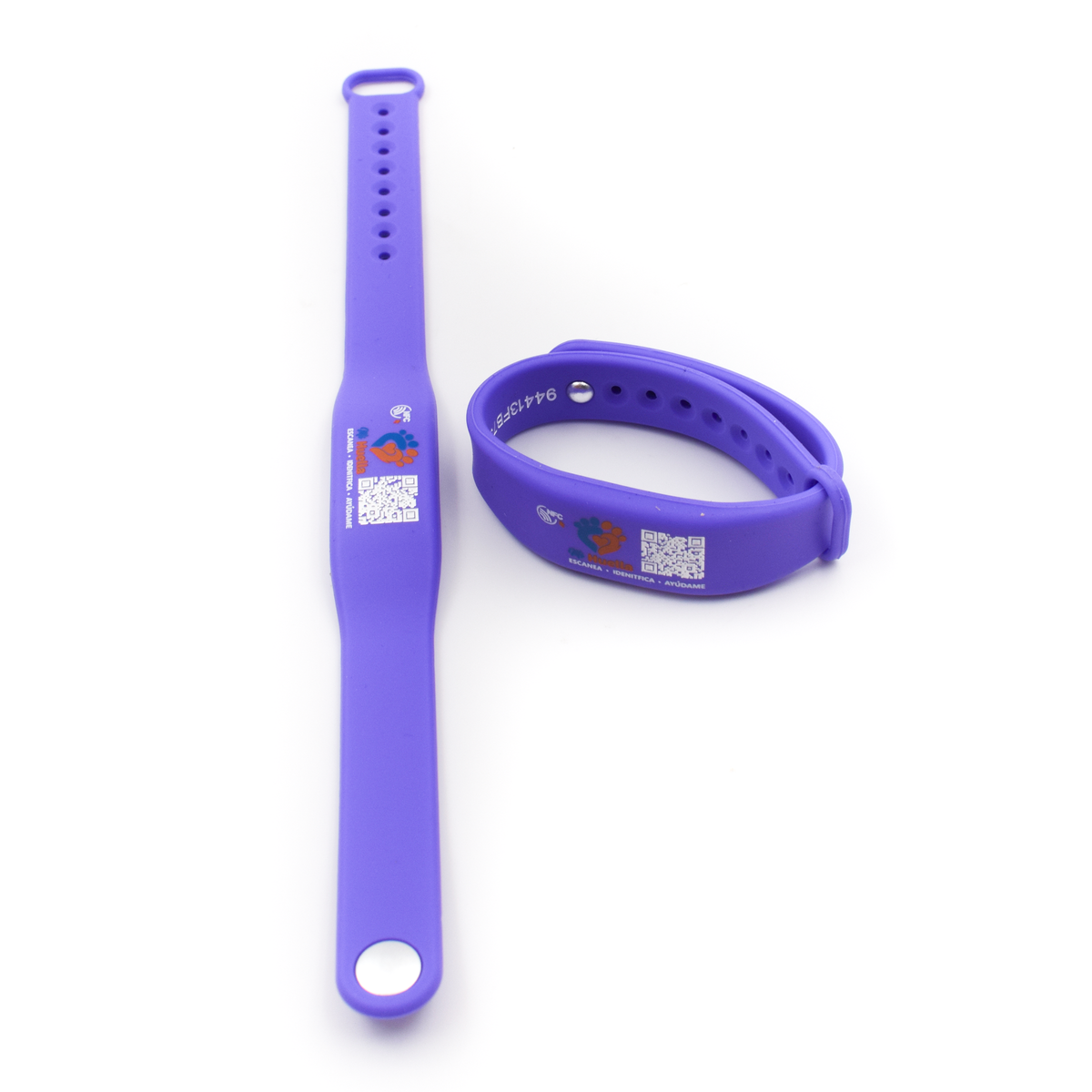 Pulsera o Manilla de Identificación QR+NFC