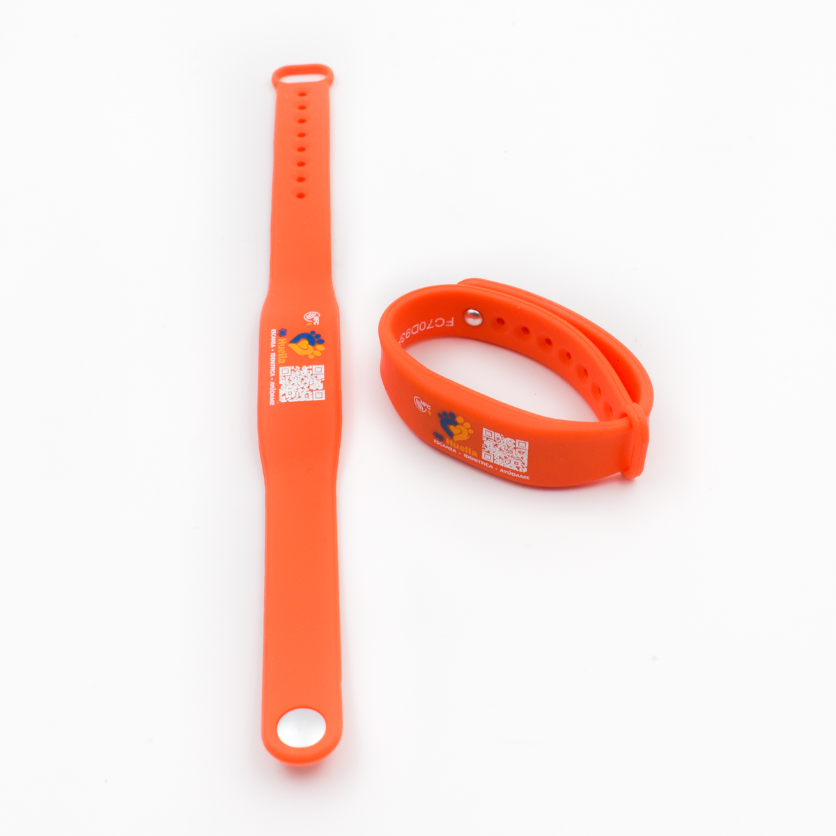 Pulsera o Manilla de Identificación QR+NFC