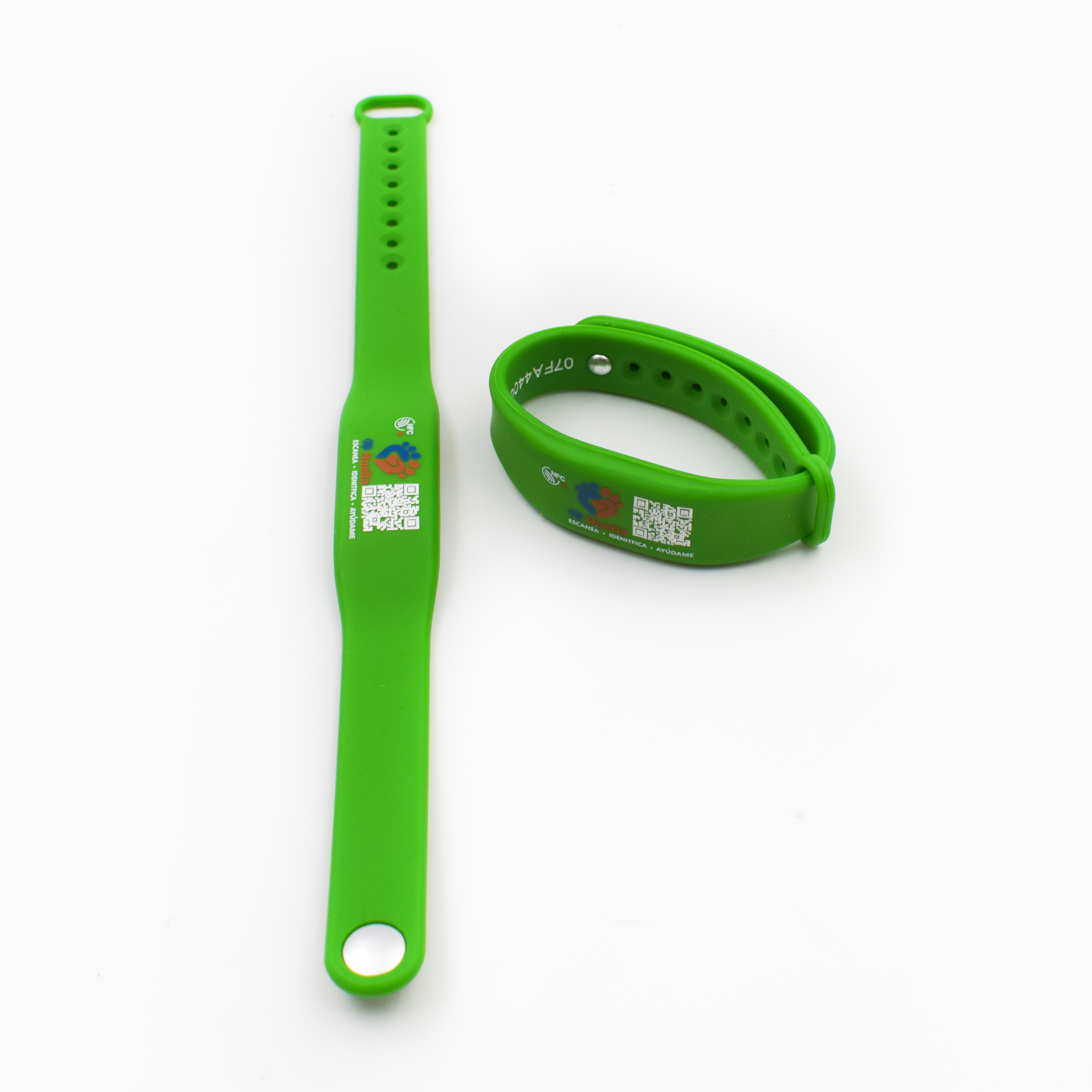 Pulsera o Manilla de Identificación QR+NFC