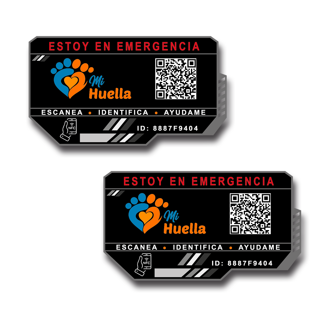 Sticker De Identificación con QR